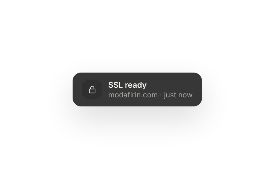 Notification: SSL ready for modafirin.com