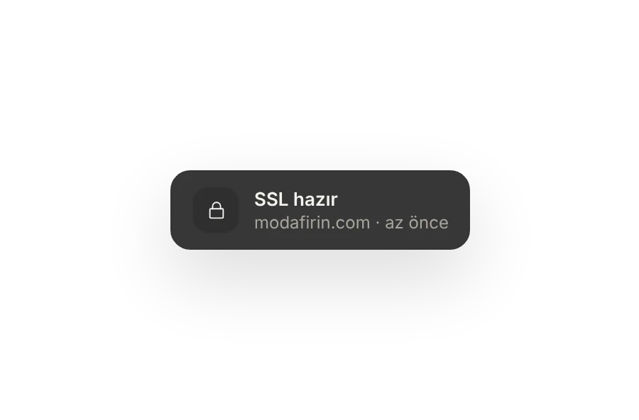 Bildirim: modafirin.com için SSL hazır